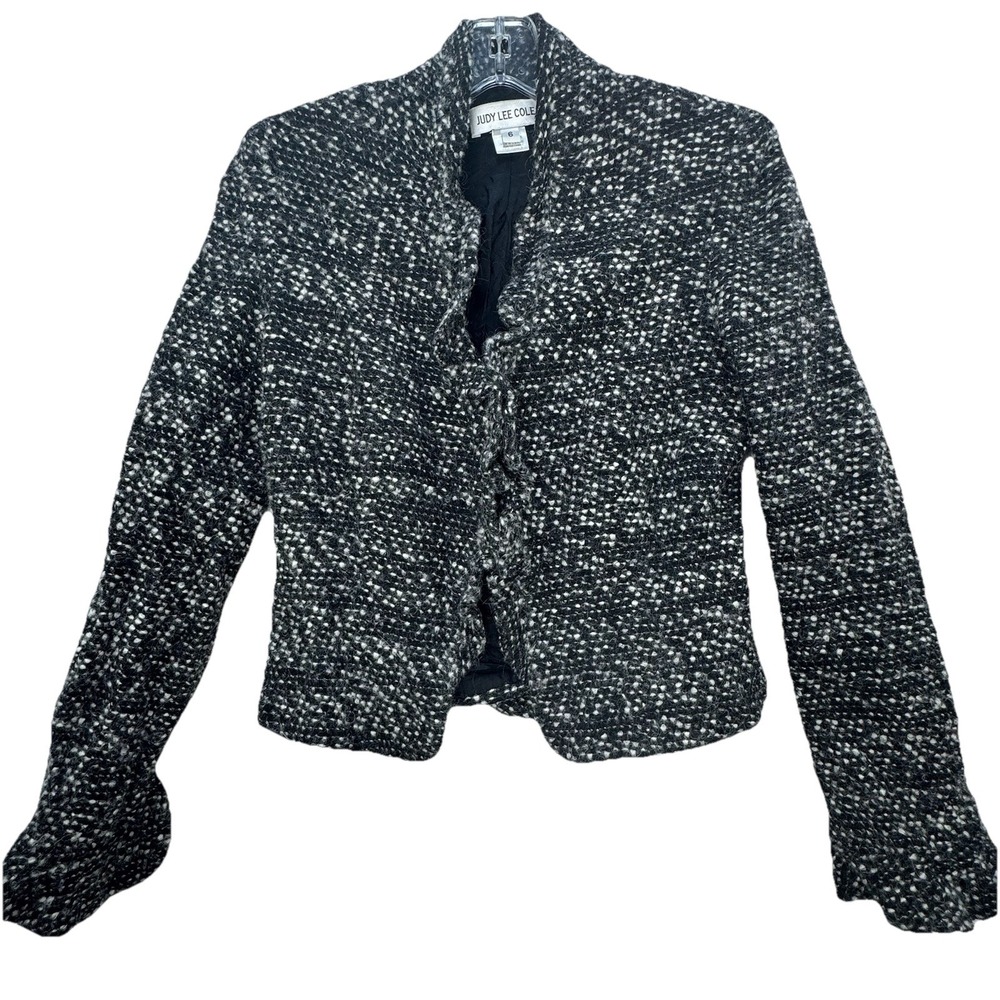 Vintage Wool & Mohair Blazer Jacket Lined Women's 6‎ Judy Lee Cole Career Office